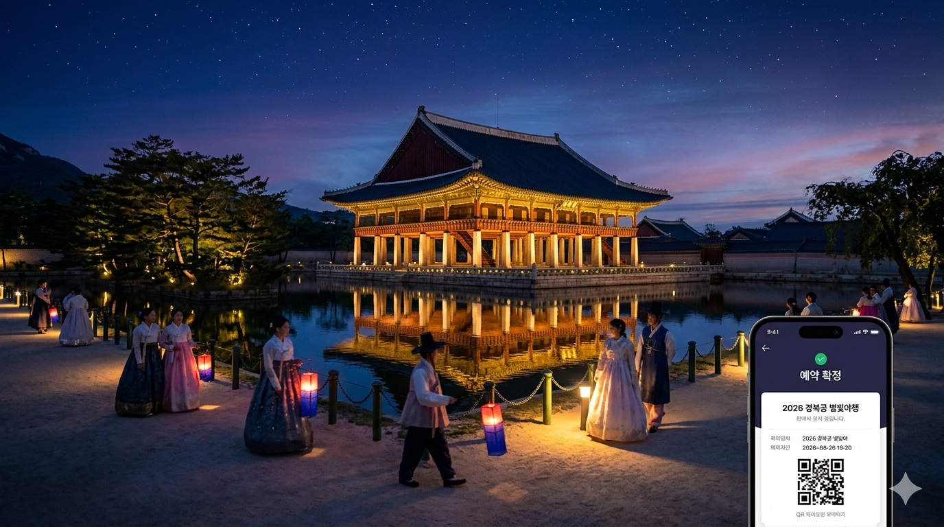 2026 경복궁 별빛야행 야경 이미지